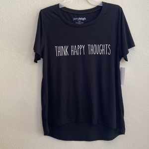 Women’s 2XL XXL Extra Large Rae Dunn Style Short Sleeve T-shirt Jerryleigh Top